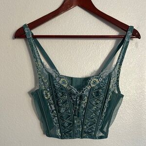 Victoria's Secret Green and Yellow Shapewear Bustier